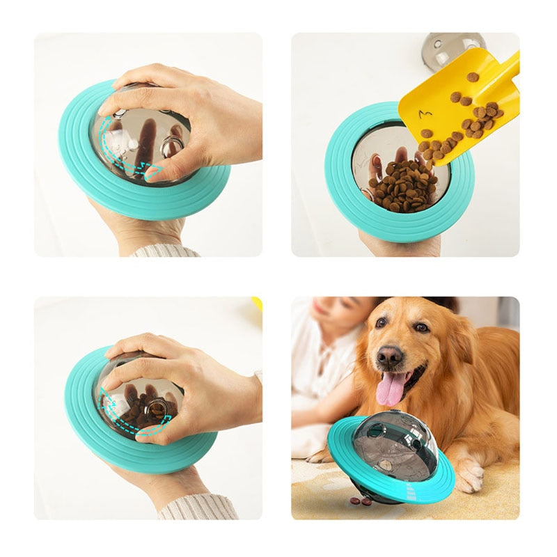 Interactive Dog Ball Food Dispenser - IQ Puzzle Toy For Dogs