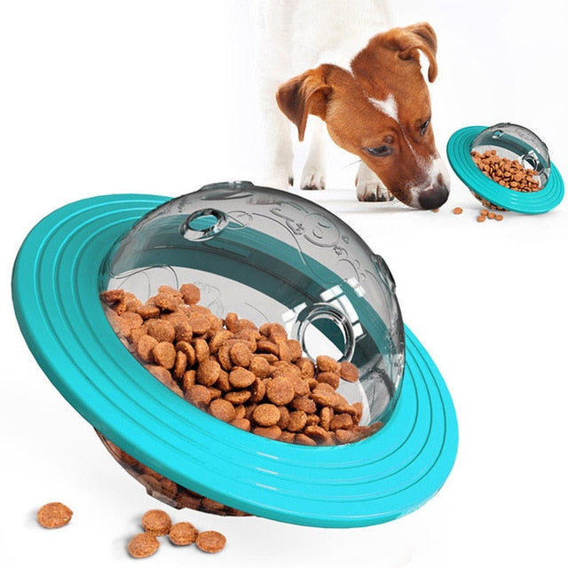 Interactive Dog Ball Food Dispenser - IQ Puzzle Toy For Dogs