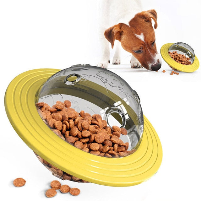 Interactive Dog Ball Food Dispenser - IQ Puzzle Toy For Dogs