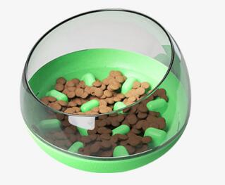 Slow Feeder Dog Bowl - Interactive Tumbler Puzzle