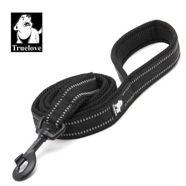 Truelove Mesh Padded Dog Lead Leash - Reflective Nylon 11 Colours - 200cm