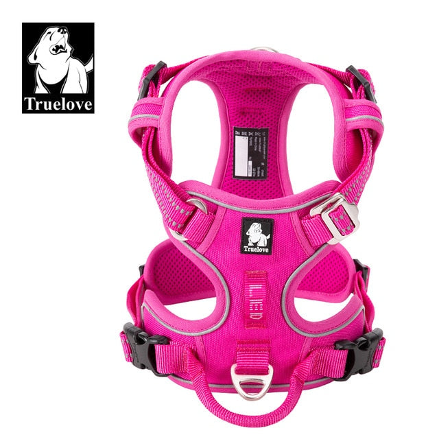 Truelove Reflective Adjustable Nylon Dog Harness