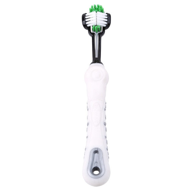 Three Sided Dog Toothbrush - Reduces Tartar and Bad Breath