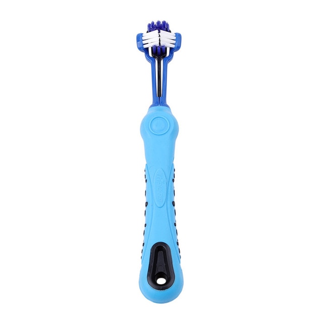 Three Sided Dog Toothbrush - Reduces Tartar and Bad Breath