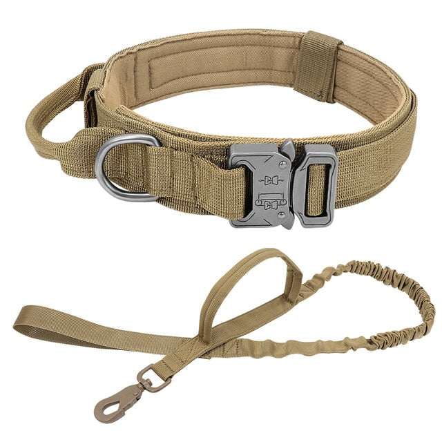 Military Tactical Dog Collar With Optional Matching 100cm Lead