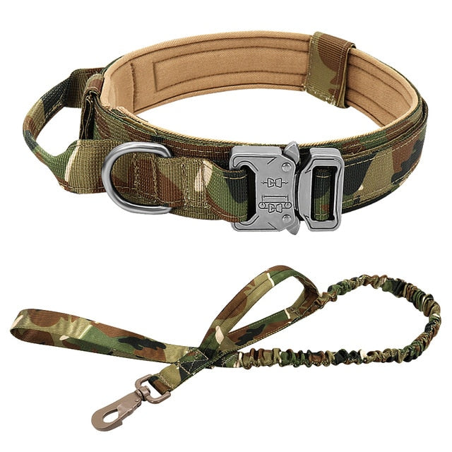 Military Tactical Dog Collar With Optional Matching 100cm Lead