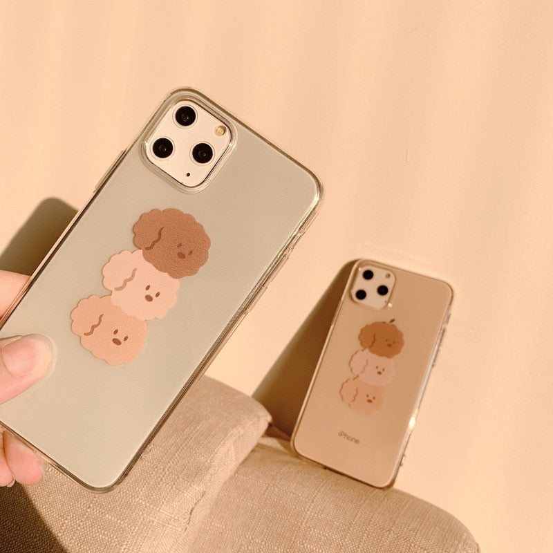 Simple Puppy Poodle Dog Phone Case For iPhone - Various Models