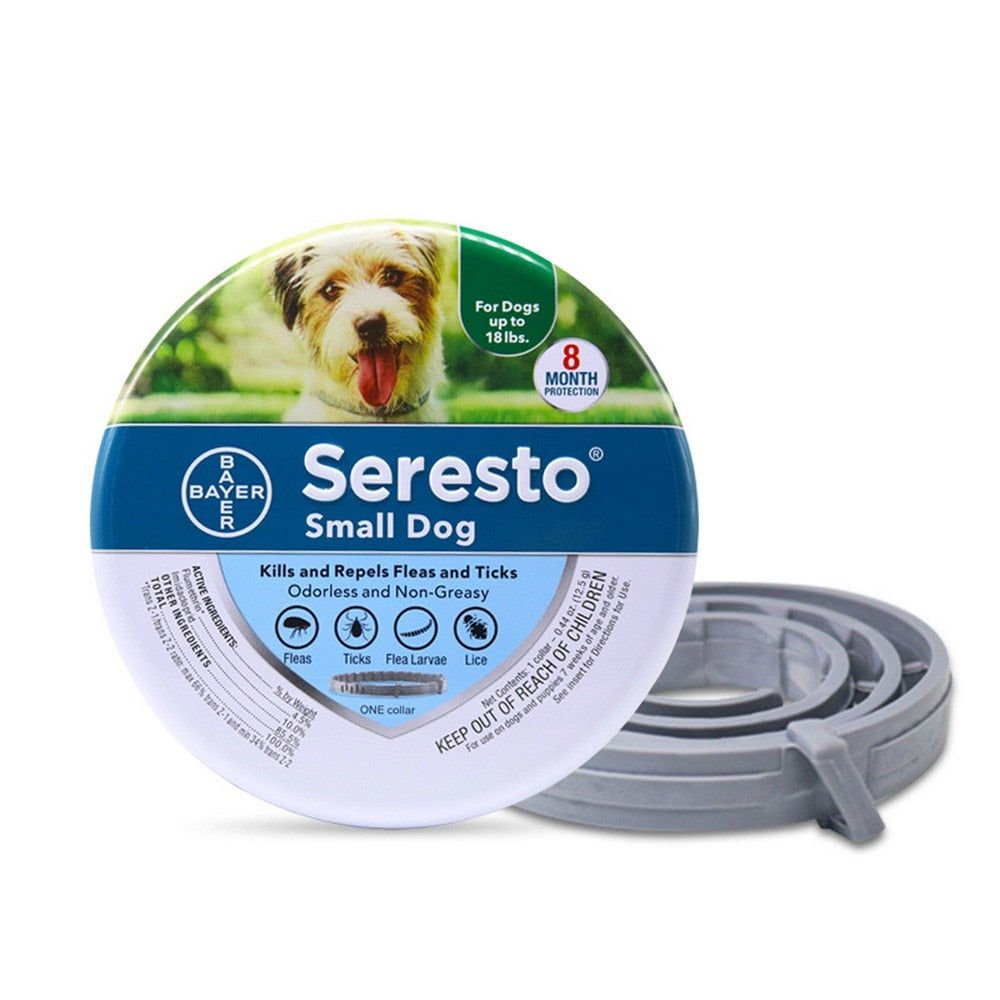 Seresto 8 Month Flea & Tick Prevention Collar for Small and Large Dogs